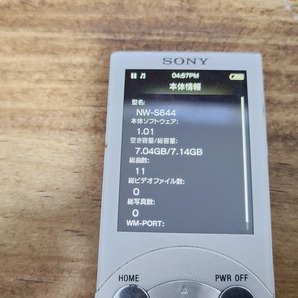 SONY ウォークマン NW-S644 8GB 動作確認済 送料185円♪の画像5