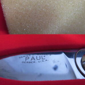 GERBER PAUL KNIFE/ガーバー ポールナイフ SERIESⅡ MODEL2 PAUL USA /オールドガーバ おまけ ランスキーシャープナー付の画像3