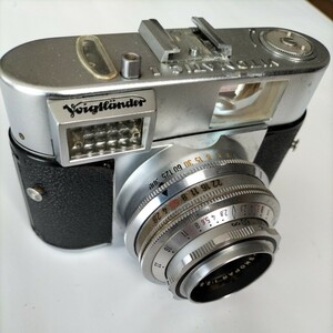 【希少】アンティーク、レトロなドイツ製カメラ、Voigtlander　VITOMATIC 1、FRONTOR SLK-Vです