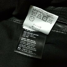 AMIRI アミリ ダブルライダースジャケット 牛革 L 黒 ブラック カーフ レザー SAINT LAURENT CELINE Dior homme BALMAIN FAITH CONNECTION_画像9