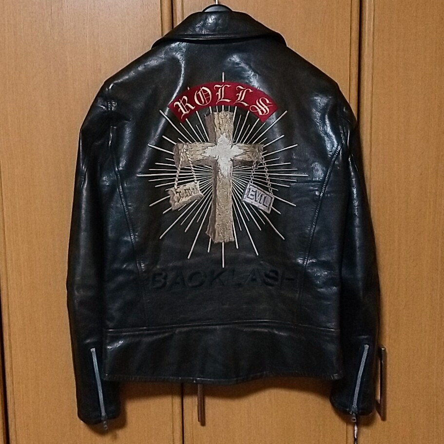 Yahoo!オークション -「666ライダースレザージャケット」(M Yahoo!オークション -「666ライダースレザージャケット」(M
