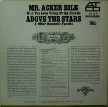 ★US ORG LP★MR. ACKER BILK WITH THE LEON YOUNG STRING CHORALE★ABOVE THE STARS★62'MOR JAZZ名盤★_画像2