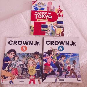 英語教材 3冊セット WELCOME TO TOKYO CROWN Jr.5 Jr.6