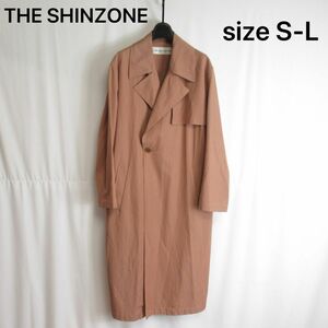THE SHINZONE ベルテッド トレンチコート サテン ロングコート ジャケット ザシンゾーン Fサイズ レディース 