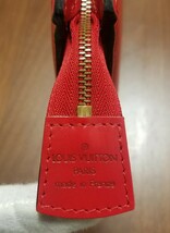 【美品】１円スタート LOUIS VUITTON ルイヴィトン エピ レッド クラッチバッグ ポーチ M48407_画像7