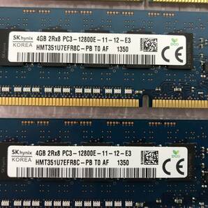 SK hynix PC3-12800E ワークステーション用 DDR3 SDRAM ECC 4GB×4 16GB 【KY00299】の画像3