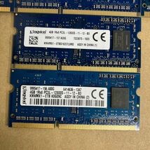 V146 Kingston ノートPCメモリ 4GB 1Rx8 PC3L-12800S 26枚_画像10