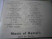 ☆★『JACK dE MELLO / Music of Hawai'i』★☆（い）_画像3