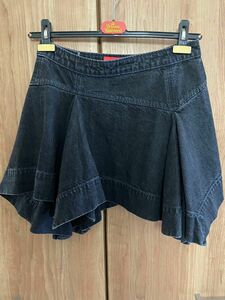 Vivienne westwood RED LABELアシンメトリーデニムミニスカート　変形デニム