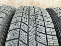 バリ山 FEID 14インチ 5.5J PCD100 4穴 ET38 ダンロップ WINTERMAXX03 185/70R14 2020年製 4本 _画像9