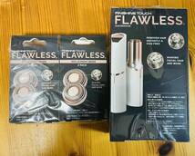 FINISHING TOUCH フローレス　ホワイト新品未使用品替え刃2個セット flawless電気シェーバー シェーバー FLAWLESS フローレス_画像5