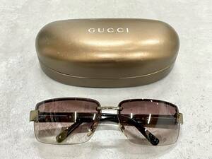 FS2091 GUCCI グッチ サングラス GG 1927/F/S I3VCC 63□14 130 レッドブラウングラデーション 箱有 現状品