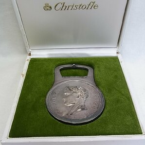 クリストフル（Christofle）銀製品&銀メッキ製品の名店※フランスのトップブランド王室御用達：オプナ－栓抜き共箱入り正確な年代仔細不明の画像1