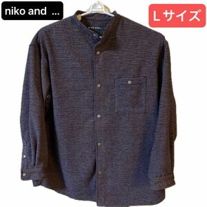 niko and ... ノーカラージャケット　Lサイズ