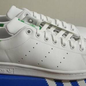 新品 スタンスミス 2019年製 JP26.5cm 白×緑 M20324 生産終了 天然皮革 adidas stansmith ホワイト×グリーン 本革 ABCマート 定番人気の画像2