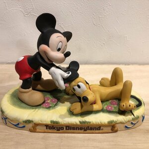 ミッキーマウス　プルート　陶器　ディズニーランド　Disney　ディズニー　置物　雑貨　インテリア　お土産　管理001
