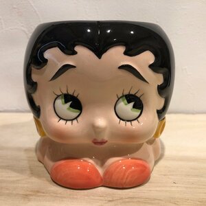 ベティちゃん マグカップ Betty Boop ベティブープ 陶器 フィギュア KFS ベティ アメリカ レトロ 管001