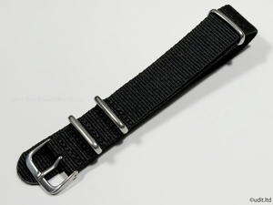  rug width :18mm NATO strap black nylon belt military fabric for watch band arm belt for clock 