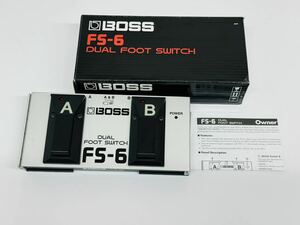 BOSS FS-6 デュアルフットスイッチ ギター エフェクター 未チェック 現状品 管理番号03026