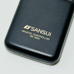 SANSUI オーディオリモコンRS-1680 赤外線確認済み 管理番号03079の画像2
