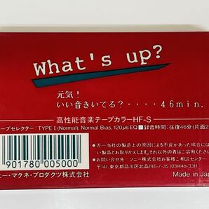 ★SONY ソニー カセットテープ WTS46R WTS46Y 未使用品 二本セット 管理番号03160の画像8