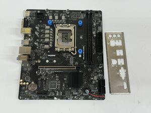 ★MSI マザーボード PRO H610M-E DDR4 未チェック 現状品 ジャンク品 管理番号03172