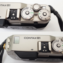 1円～CONTAX/AF コンタックス レンジファインダーカメラ/G1//DATA BACK GD-1・純正レザーストラップ付き/美品 動作確認済 送料無料！！_画像3