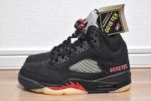 【送料無料】新品 NIKE WMNS AIR JORDAN 5 RETRO GTX "Off-Noir" 22cm DR0092-001 ジョーダン ゴアテックス レトロ_画像2