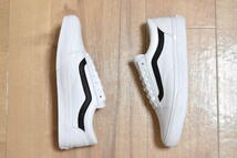 【送料無料】新品 VANS オールドスクール デラックス レザー 25.5cm ホワイト OLDSKOOL DX LEA ULTRA CUSH搭載 ★_画像4