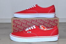 【訳あり品】新品 VANS オーセンティック 26cm AUTHENTIC VN000EE3RED バンズ ★_画像2