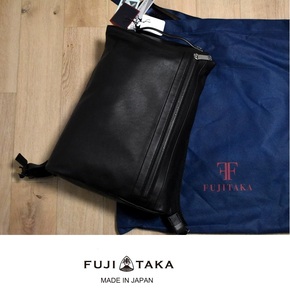 【定価4万7300円】新品 FUJITAKA フジタカ ''フィット'' レザー リュック 635701 ブラック 牛革 IKETEI イケテイ ビジネス