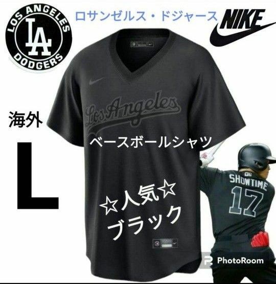 新品 NIKE ロサンゼルス・ドジャース レプリカユニフォーム ユニフォームTシャツ ベースボールシャツ Lサイズ