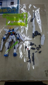 ☆ジャンク品 箱説なし　組立済3点 1/144 HGBF ガンダムX魔王 & YG-111 ガンダム G-セルフ & RGM-79FP ジム・ストライカー 送料無料