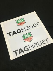 ルマン公式メーカー製 TAG Heuer ステッカー タグホイヤー ２枚set アウディ BMW メルセデスベンツ ポルシェ フォルクスワーゲン