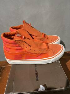 [新品未使用] 26.0 cm US 8/ vans　SK8-HI　LX　UNDEFEATED/SAFETY　ORNG／VN0A36C7PQ8