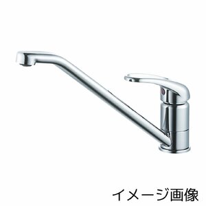 [SANEI/サンエイ] シングルワンホール混合栓 K87110JV-13 一般地 泡沫吐水 キッチン/台所 未使用/C3105