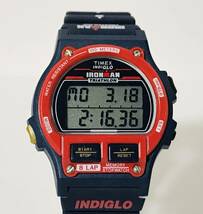 TIMEX IRONMAX TRIATHLON INDIGLO デジタルウォッチ 腕時計 タイメックス アイアンマン 動作品 ジャンク扱い ①_画像1