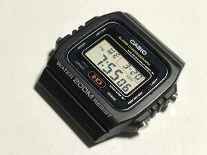 希少品 CASIO DW-240 ALARM CHRONOGRAPH カシオ デジタルウォッチ 腕時計 稼働品 ジャンク扱い ⑥