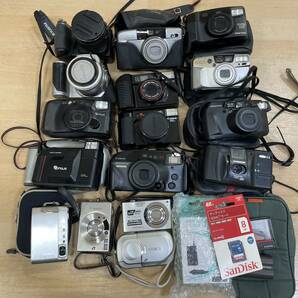 【5954】ジャンク品 カメラまとめ 16台 デジタルカメラ デジカメ フィルムカメラ FUJIFILM Canon PENTAX MINOLTA 等 現状品 中古品の画像1