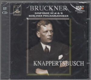 [2CD/Urania]ブルックナー:交響曲第9番他/H.クナッパーツブッシュ&ベルリン・フィルハーモニー管弦楽団 1950.1.28他