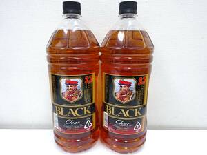 ◆◇【未開栓】 BLACK NIKKA WHISKY CLEAR ブラック ニッカ クリア　2700ｍｌ 2本 計5400ml 37％◇◆