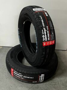 2022年製造余剰品整理 GRIP MAX STATURE HC-V ホワイトレター145/80R12LT 80/78Q 4本限りの4本価格