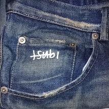 TSUBI ツビ デニムパンツ W32L34 MOD: DIRTY VINTAGE INDIGO REGULAR NABI ブーツカット_画像5