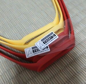 Xiaomi Mi band 5/6 交換用バンド 4個 赤 黄 フィルム2枚付 シャオミ miband 替えベルト 替えバンド