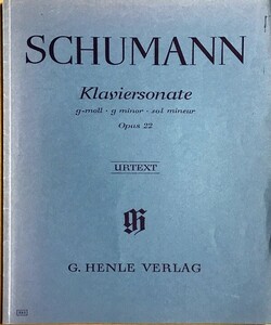 シューマン ピアノ・ソナタ 第2番 ト短調/原典版 (ピアノ・ソロ) 輸入楽譜 SCHUMANN Sonate Nr.2 g-moll Op.22 洋書