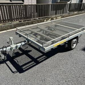 4481 SUNTREX サン自動車 マルチトレーラー MULTI TRAILER TD02ZT チェーンブレーキ仕様 最大積載量 350kg 千葉県船橋市三咲 手渡し 配達の画像1