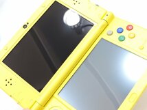 任天堂 New NINTENDO 3DS LL ピカチュウ イエロー 本体のみ 中古品[B038I906]_画像8