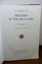 古書　大型本　限定品？ DAVID ROBERTS R.A. SKETCHES THE HOLY LANDデイビッド・ロバーツ絵画集　ホーリー・ランド　_画像3