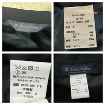 未使用級/3Lサイズ●Brooks Brothers ブルックスブラザーズ タキシード セットアップ スーツ ウール100 ブラック 黒 フォーマル_画像10