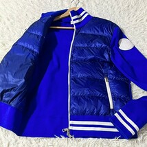 未使用級/Lサイズ●MONCLER【鮮やかお洒落】モンクレール ダウンジャケット 2019SS ジャージ切り替え トップス アウター メンズ 正規品 春_画像1